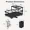 Large Capacity Tier Dish Drying Rack with Rotating Drain Spout & Utensil Cutting Board Holder Countertop Kitchen Org
