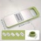 Premium Piece Kitchen Slicer and Grater Set with Interchangeable Blades Manual Vegetable Prep Tool