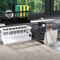Countertop Drill Free Sink Organizer Draining Soap Holder For Kitchen Storage 2