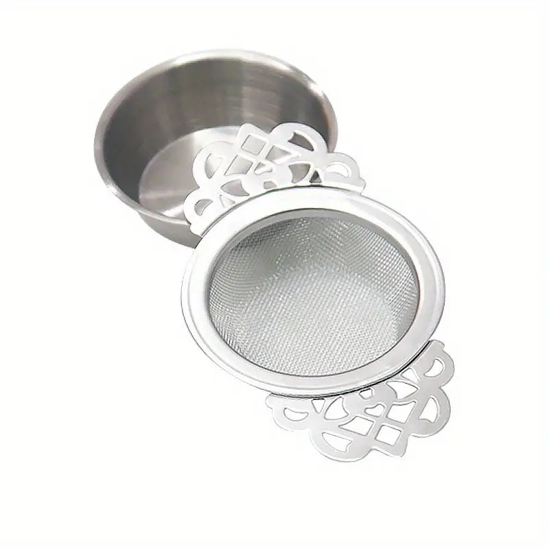 Premium Double Handle Stainless Steel Tea Infuser Fine Mesh Loose Leaf Tea Strainer For Perfect Bre 4