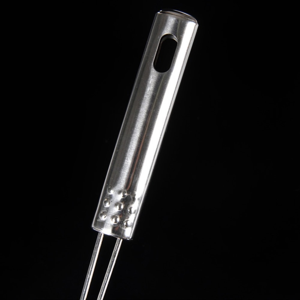 Stainless Steel Frying Strainer with Long Handle Deep Fry Basket & Kitchen Sieve Tool