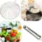 Stainless Steel Frying Strainer with Long Handle Deep Fry Basket & Kitchen Sieve Tool