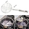 Stainless Steel Frying Strainer with Long Handle Deep Fry Basket & Kitchen Sieve Tool