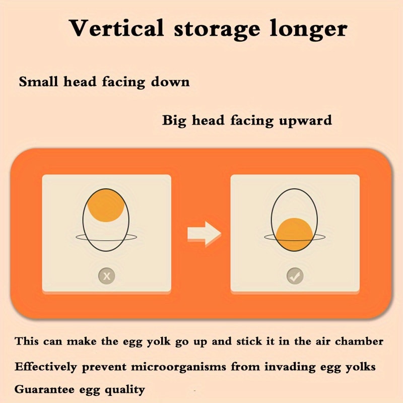 Premium Refrigerator Egg Organizer Large Capacity Egg Storage Box Drawer Rack for Fridge & Kitchen