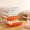 Premium Refrigerator Egg Organizer Large Capacity Egg Storage Box Drawer Rack for Fridge & Kitchen