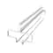 Premium No Drill Under Cabinet Wine Glass Rack Space Saving Stemware Holder Inverted Drain Organiz 4