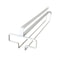 Premium No Drill Under Cabinet Wine Glass Rack Space Saving Stemware Holder Inverted Drain Organiz 4