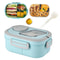 Eco Friendly Wheat Straw Portable Bento Box With Compartments Handle Leakproof Reusable Lunch Cont 0