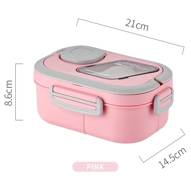 Eco Friendly Wheat Straw Portable Bento Box With Compartments Handle Leakproof Reusable Lunch Cont 8