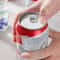 Premium Reusable Beverage Can Caps Set of Resealable Soda Can Protectors with Spill Proof Seal