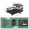 Premium Tier Kitchen Dish Rack with Drainboard Space Saving Countertop Dish Drying Rack & Cutlery Holder