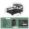 Premium Tier Kitchen Dish Rack with Drainboard Space Saving Countertop Dish Drying Rack & Cutlery Holder