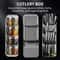 Premium Kitchen Drawer Organizer Cutlery Knife Holder Insert Tray For Forks Spoons Knives And Tabl 0
