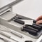 Premium Kitchen Drawer Organizer Cutlery Knife Holder Insert Tray For Forks Spoons Knives And Tabl 4
