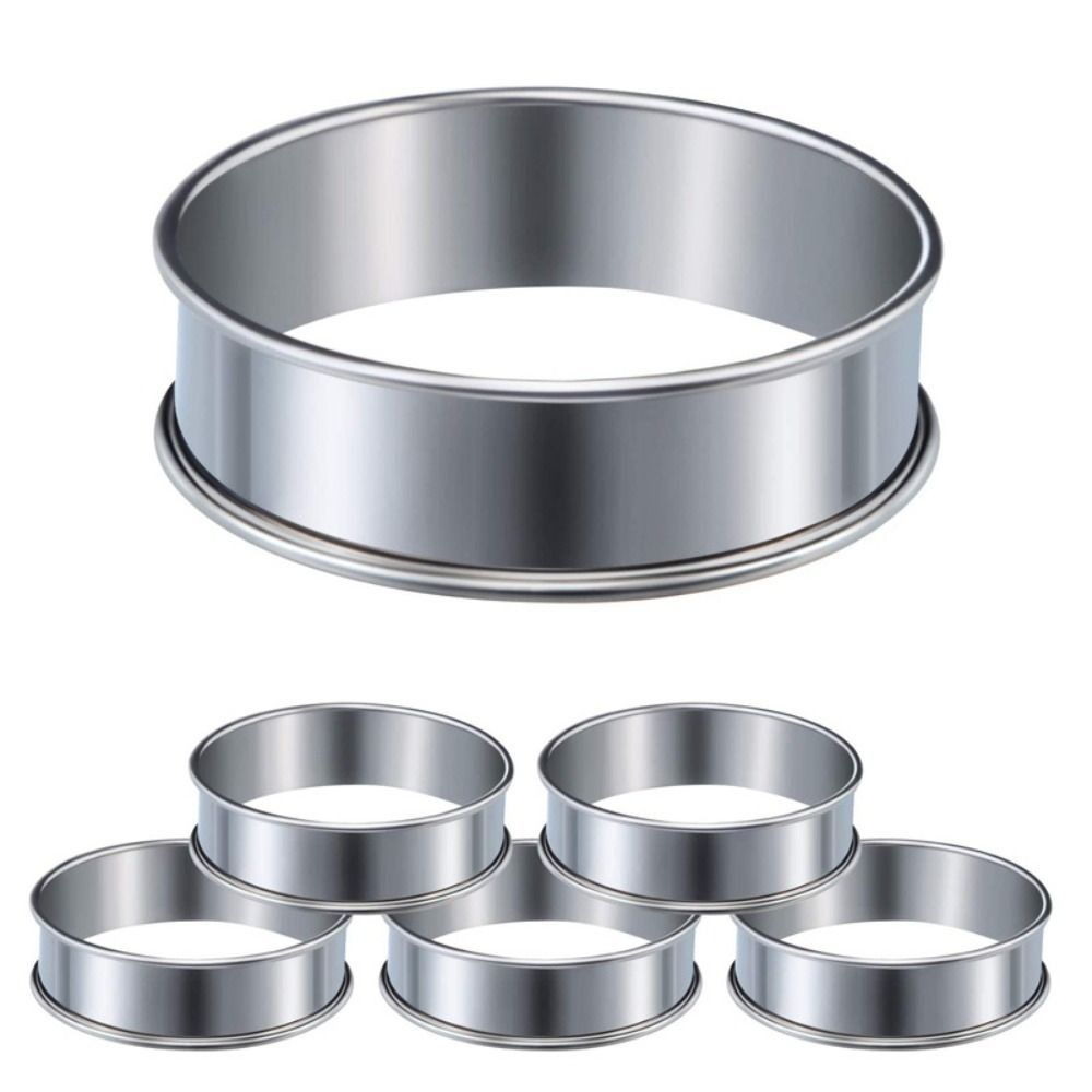 Premium Stainless Steel Baking Rings Egg Cooking Molds 0