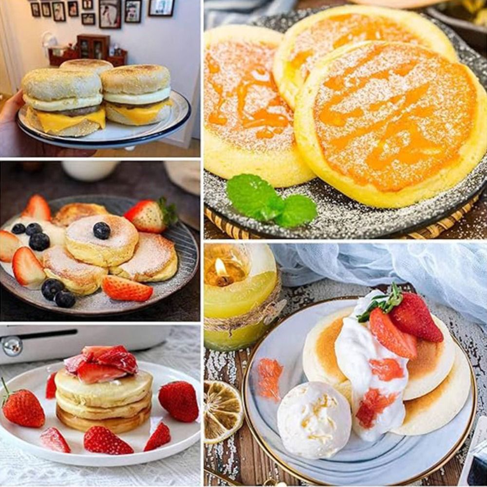 Premium Stainless Steel Baking Rings Egg Cooking Molds 4