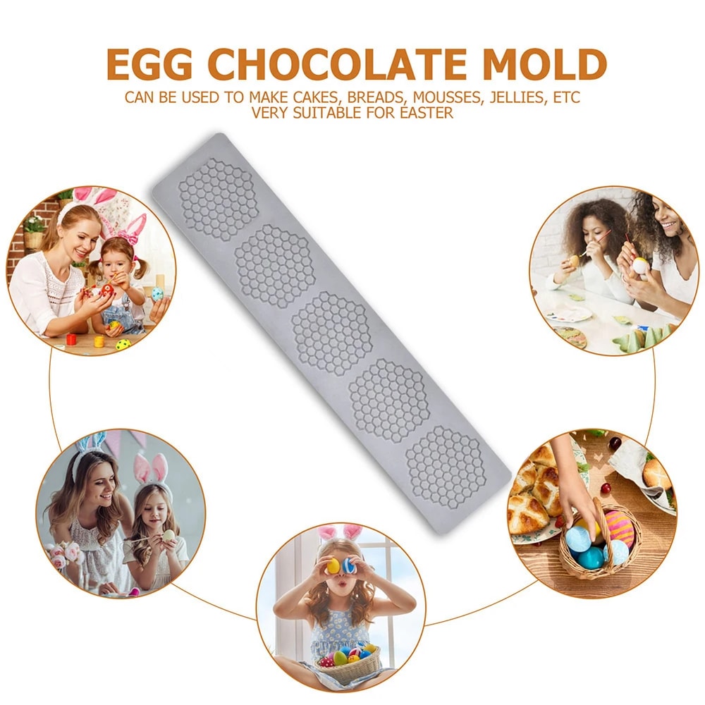 Premium Honeycomb Silicone Mold for Baking Beehive Candy & Fondant Baking Molds