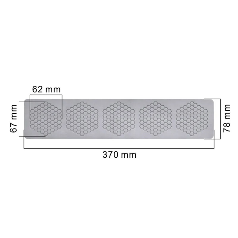 Premium Honeycomb Silicone Mold for Baking Beehive Candy & Fondant Baking Molds