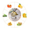 Kitchen Vegetable Slicer Onion Slicing Tool Stainless Steel Food Cutter 2