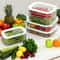 Premium Stackable Fridge Meat Meal Prep Storage Box Airtight Food Keeper 2