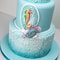 Ocean Wave Bubbles & Pearls Cake Silicone Mold for Fondant & Sugarcraft