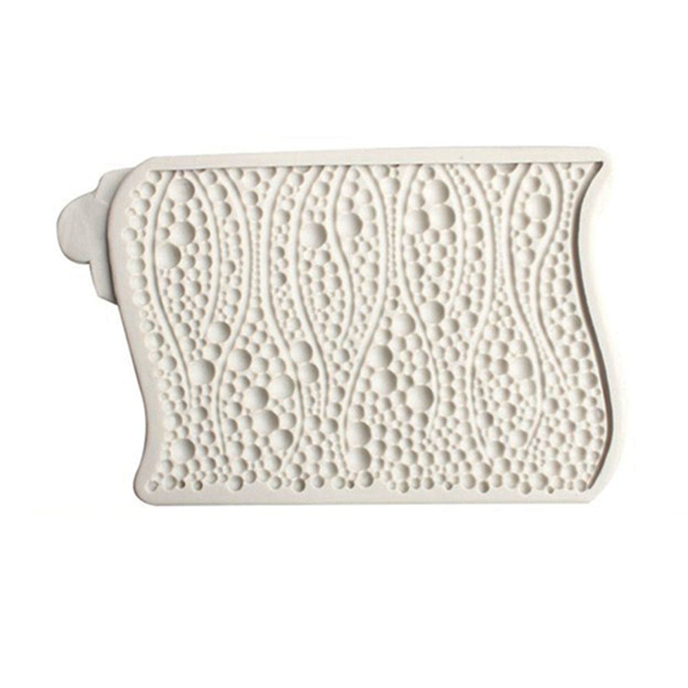 Ocean Wave Bubbles & Pearls Cake Silicone Mold for Fondant & Sugarcraft