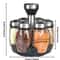 Under Shelf Seasoning Bottle Storage Wall Mounted Spice Organizer Kitchen Rack 7