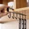Wall Mounted Mug Holder Kitchen Cup Organizer Storage Hooks Space Saving Coffee Cup Rack 1