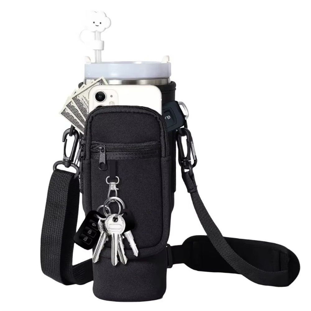 HydraCarry Water Bottle Carrier Bag For Stanley Quencher With Adjustable Strap 2