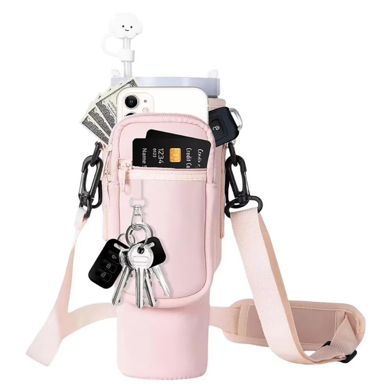 HydraCarry Water Bottle Carrier Bag For Stanley Quencher With Adjustable Strap 3