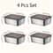 FreshLock Stainless Steel Food Storage Containers Set Leakproof Stackable Kitchen Organizers