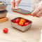 FreshLock Stainless Steel Food Storage Containers Set Leakproof Stackable Kitchen Organizers