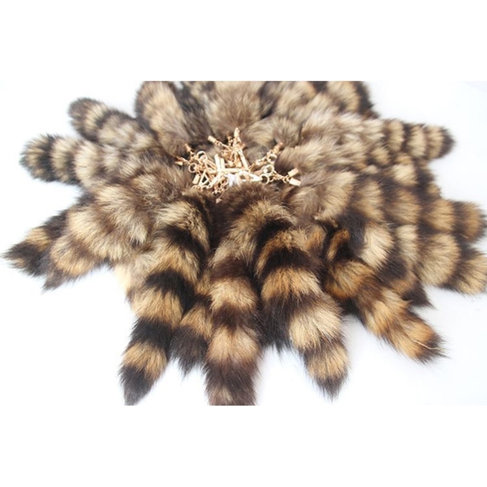 Fluffy Fox Tail Keychain Charm For Bags Backpacks Car Accessories 1
