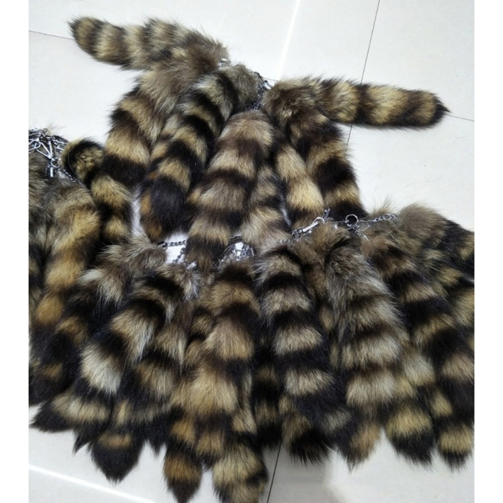 Fluffy Fox Tail Keychain Charm For Bags Backpacks Car Accessories 2