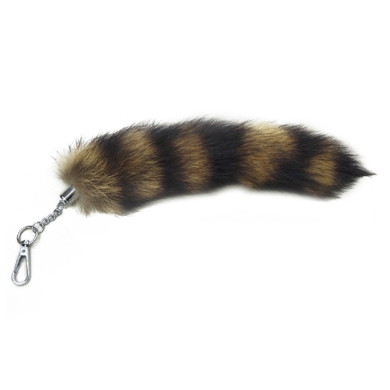 Fluffy Fox Tail Keychain Charm For Bags Backpacks Car Accessories 3