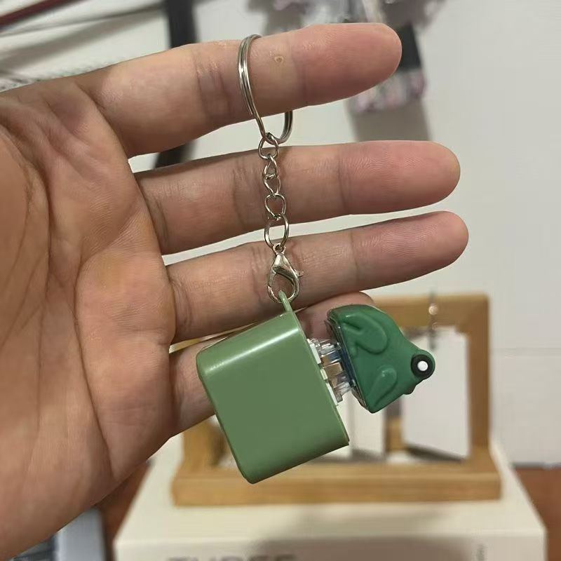 FunFrog Rechargeable Fidget Clicker Keychain With LED Sound Light 5