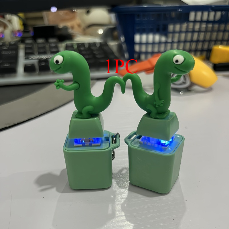 FunFrog Rechargeable Fidget Clicker Keychain With LED Sound Light 3