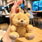 Charming Curly Bear Plush Keychain Bag Charm Toy 4