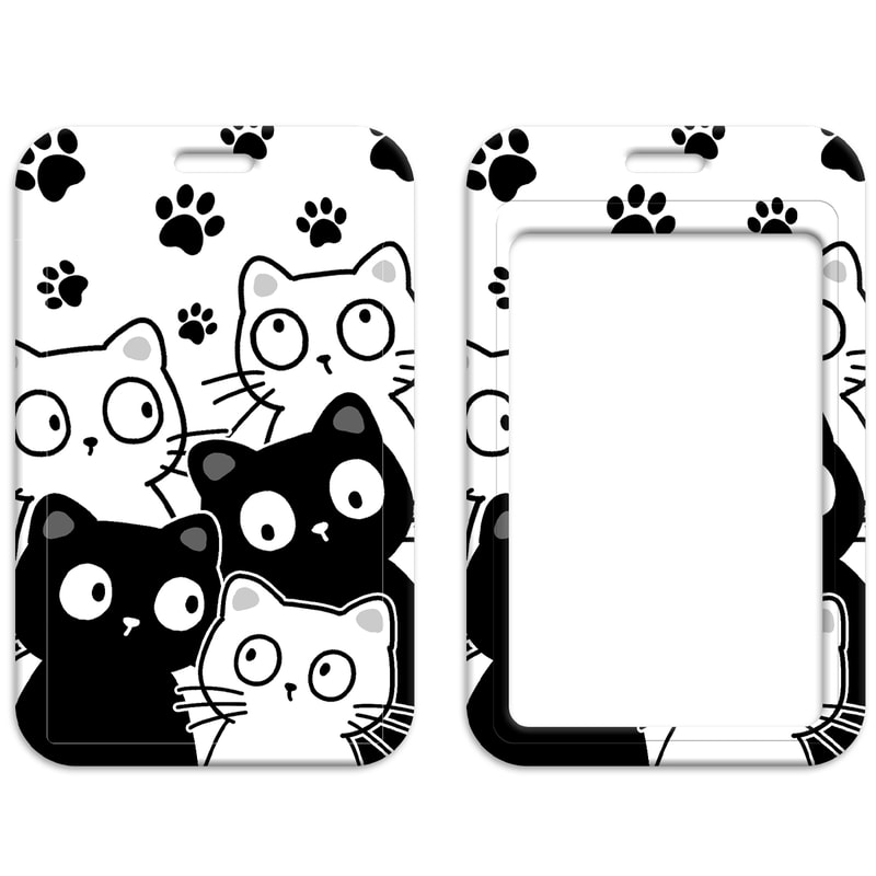 AdoraPaws Cat Lanyard Cute ID Card Holder Strap 3