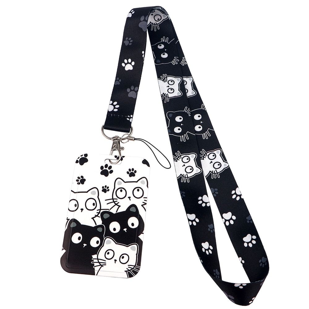 AdoraPaws Cat Lanyard Cute ID Card Holder Strap 6