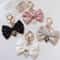 Elegant Pearl Ribbon Keychain For Women Bag Charm Accessories 0