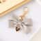 Elegant Pearl Ribbon Keychain For Women Bag Charm Accessories 1