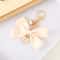 Elegant Pearl Ribbon Keychain For Women Bag Charm Accessories 2