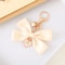 Elegant Pearl Ribbon Keychain For Women Bag Charm Accessories 2