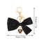 Elegant Pearl Ribbon Keychain For Women Bag Charm Accessories 5