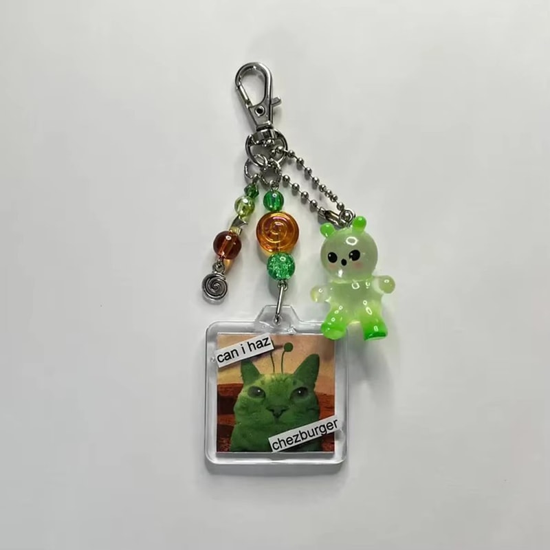 CosmoBuddy Alien Keychain Phone Charm Bag Pendant 1