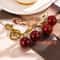 Cherry Charm Keychain Pendant For Bags Keys Everyday Accessories 1