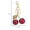 Cherry Charm Keychain Pendant For Bags Keys Everyday Accessories 3