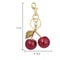 Cherry Charm Keychain Pendant For Bags Keys Everyday Accessories 3