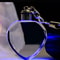 Premium Crystal Keyring With LED Light Elegant Luminous Keychain Gift 8